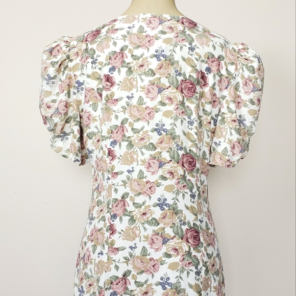VTG Floral Button Down Dress - Picture 8 of 11